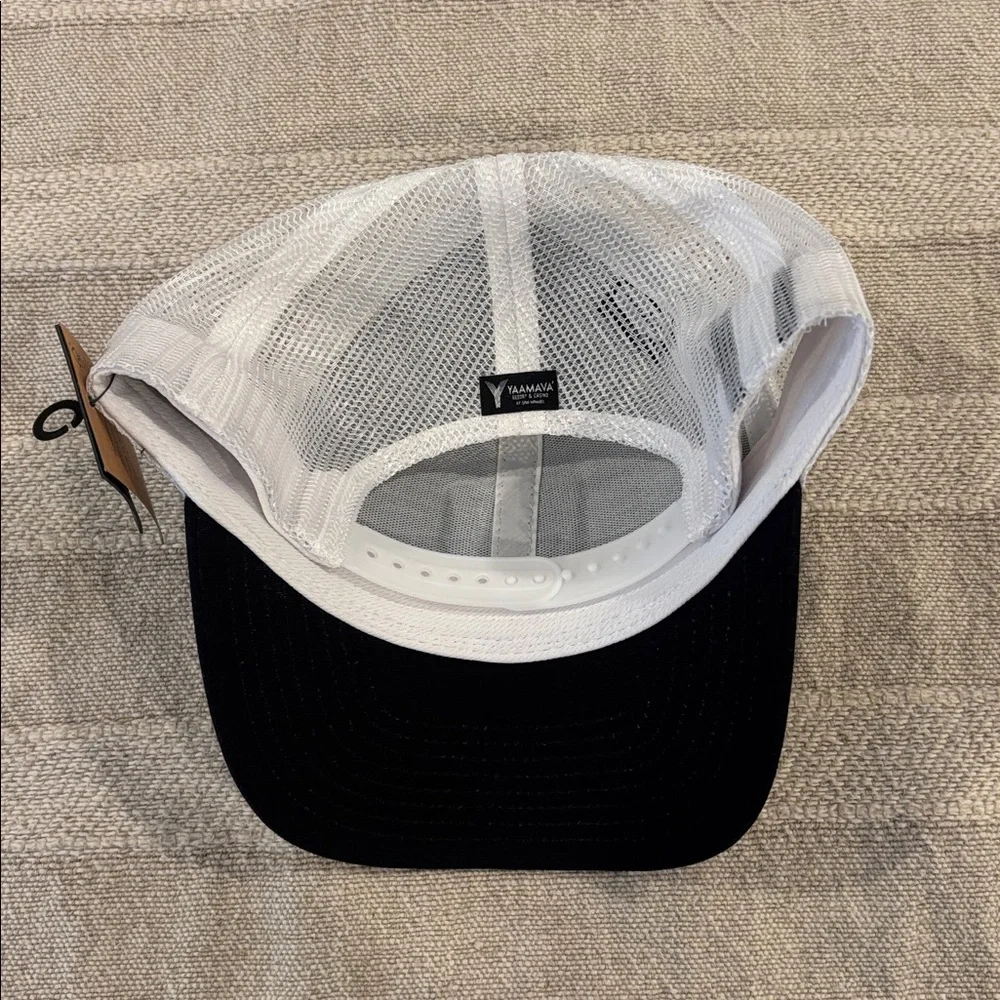 Brixton x Yaamava Alpha Block 6 Trucker Hat‎ Black/White NWT